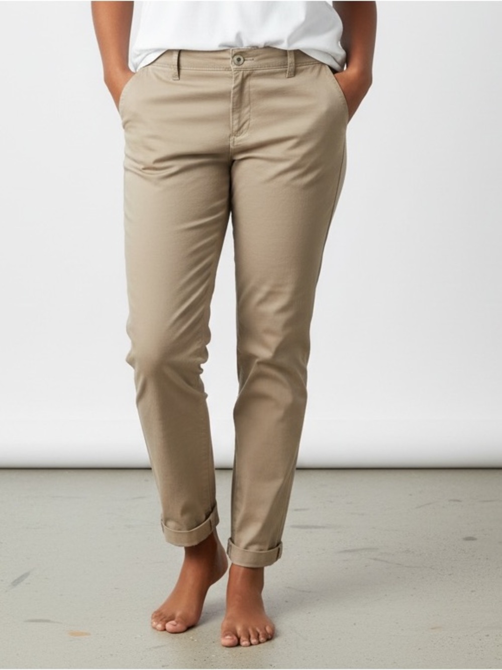 Torrid Women's  Crop Twill Chino Pants